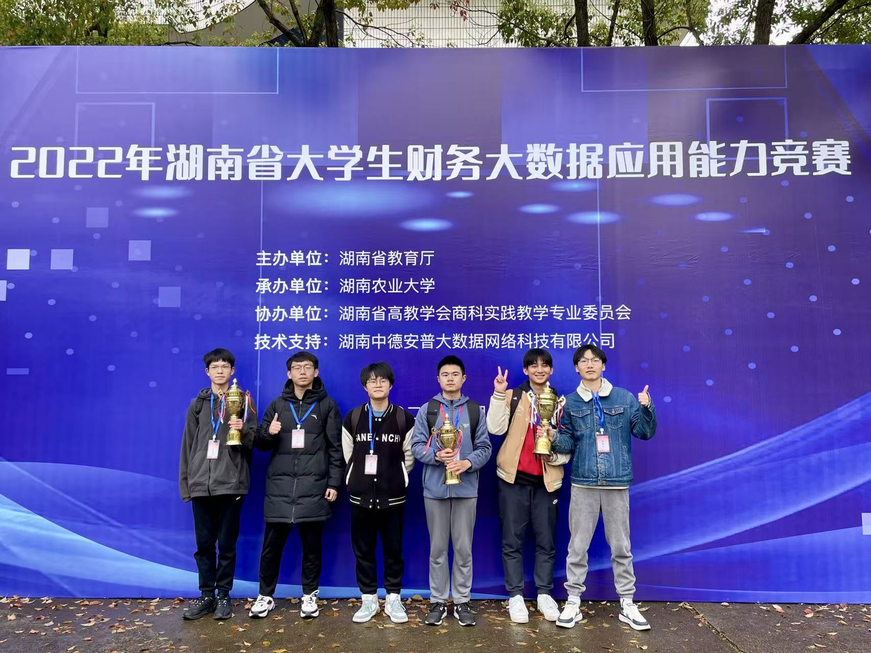 财务大数据竞赛团队合照